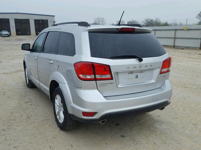 3C4PDDBG0DT615130 - 2013 DODGE JOURNEY SX SILVER photo 3