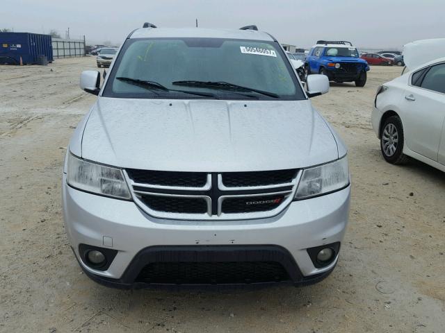 3C4PDDBG0DT615130 - 2013 DODGE JOURNEY SX SILVER photo 9