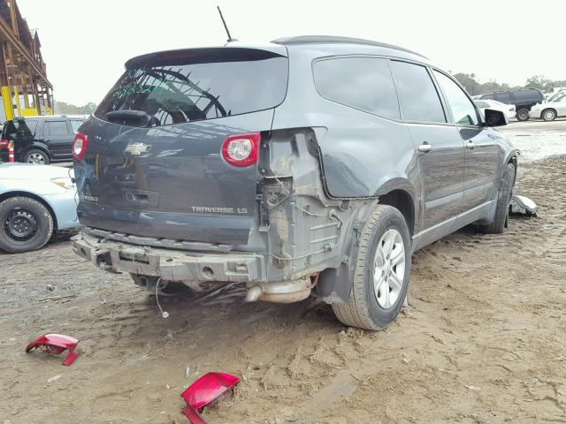 1GNER13D99S173038 - 2009 CHEVROLET TRAVERSE L GRAY photo 4