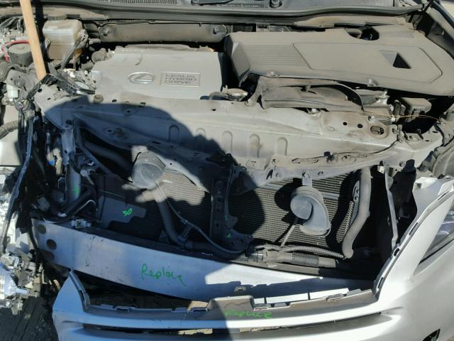 JTJBC1BA5A2031453 - 2010 LEXUS RX 450 GRAY photo 7