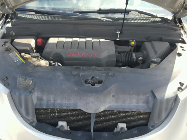 5GAER13798J107131 - 2008 BUICK ENCLAVE CX SILVER photo 7