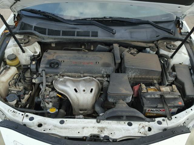 4T1BE46K49U825552 - 2009 TOYOTA CAMRY BASE WHITE photo 7