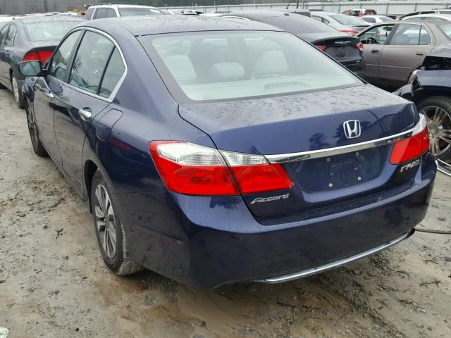 1HGCR2F39DA111194 - 2013 HONDA ACCORD LX BLUE photo 3