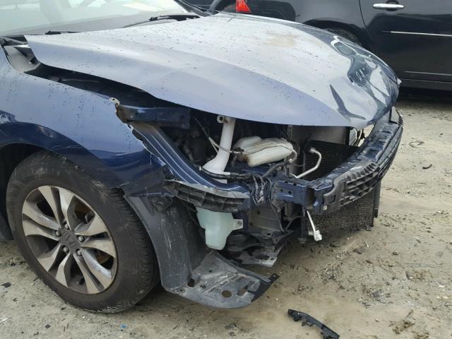 1HGCR2F39DA111194 - 2013 HONDA ACCORD LX BLUE photo 9