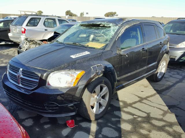 1B3CB4HA4AD586662 - 2010 DODGE CALIBER SX BLACK photo 2