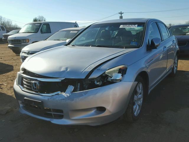 1HGCP36868A032482 - 2008 HONDA ACCORD EXL SILVER photo 2