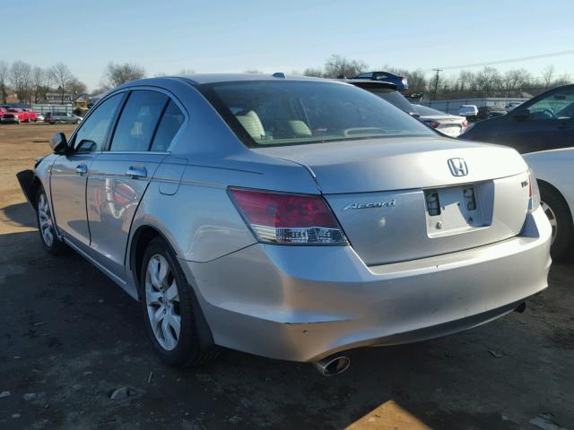 1HGCP36868A032482 - 2008 HONDA ACCORD EXL SILVER photo 3