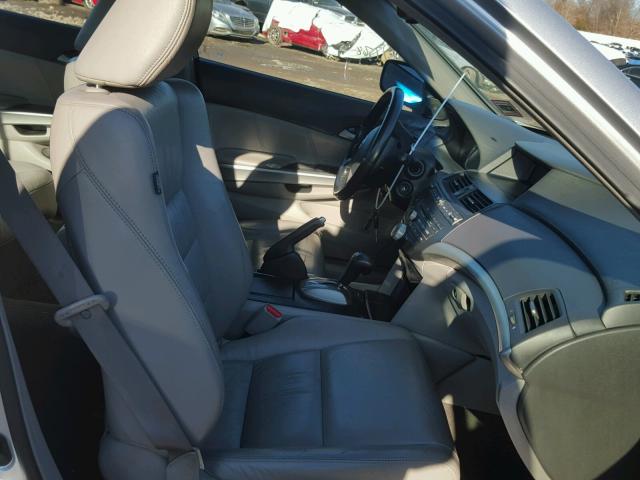 1HGCP36868A032482 - 2008 HONDA ACCORD EXL SILVER photo 5