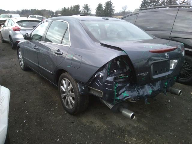 1HGCM66547A084062 - 2007 HONDA ACCORD EX SILVER photo 3