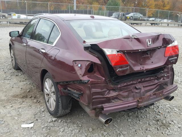 1HGCR3F97EA004950 - 2014 HONDA ACCORD TOU BURGUNDY photo 3