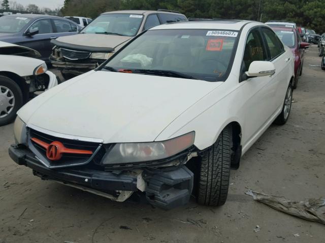 JH4CL968X4C023990 - 2004 ACURA TSX WHITE photo 2