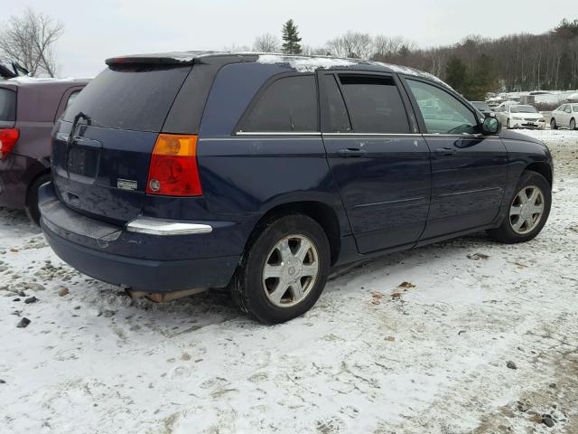 2C4GF68465R357459 - 2005 CHRYSLER PACIFICA T BLUE photo 4