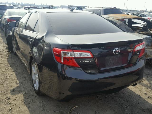 4T1BF1FK8CU035528 - 2012 TOYOTA CAMRY BASE BLACK photo 3