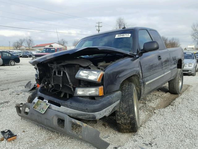 2GCEK19T631200182 - 2003 CHEVROLET SILVERADO CHARCOAL photo 2