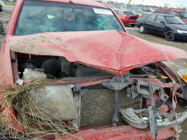 5TETU62N05Z109367 - 2005 TOYOTA TACOMA PRE RED photo 7