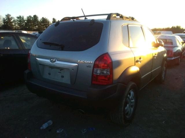 KM8JN12D76U367938 - 2006 HYUNDAI TUCSON GLS GREEN photo 4