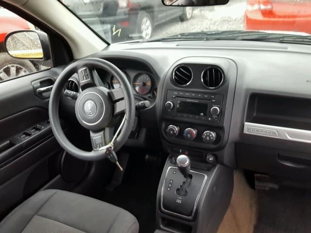 1C4NJCBA1ED777135 - 2014 JEEP COMPASS SP WHITE photo 9