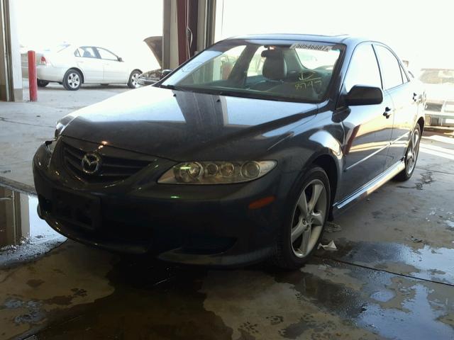1YVFP80D545N48747 - 2004 MAZDA 6 S ნაცრისფერი ფოტო 2