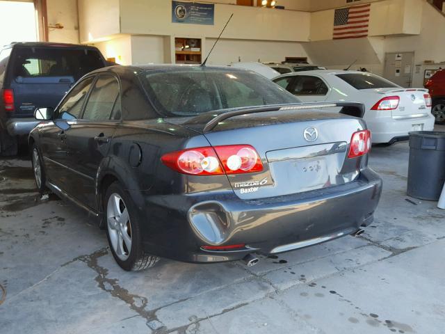 1YVFP80D545N48747 - 2004 MAZDA 6 S ნაცრისფერი ფოტო 3
