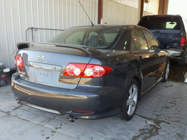 1YVFP80D545N48747 - 2004 MAZDA 6 S GRAY photo 4