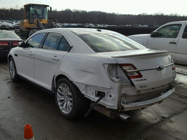 1FAHP2J86DG147442 - 2013 FORD TAURUS LIM WHITE photo 3