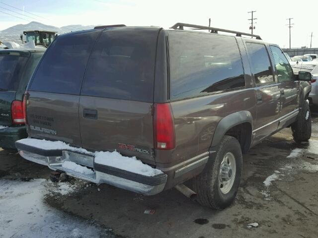 3GKGK26R1VG516501 - 1997 GMC SUBURBAN K BROWN photo 4