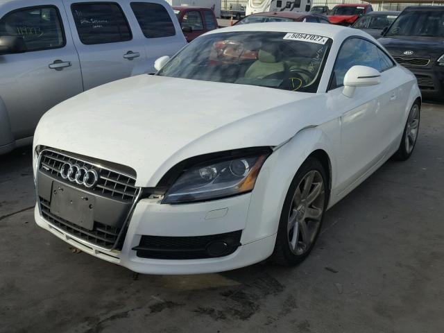 TRUKF38J991008987 - 2009 AUDI TT WHITE photo 2