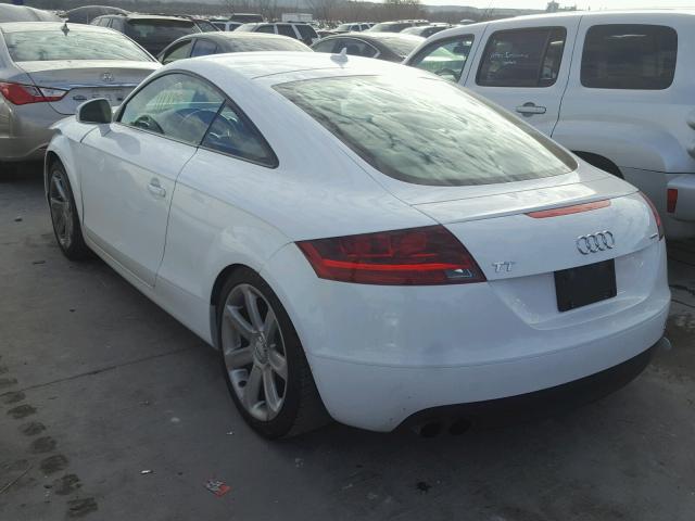 TRUKF38J991008987 - 2009 AUDI TT WHITE photo 3