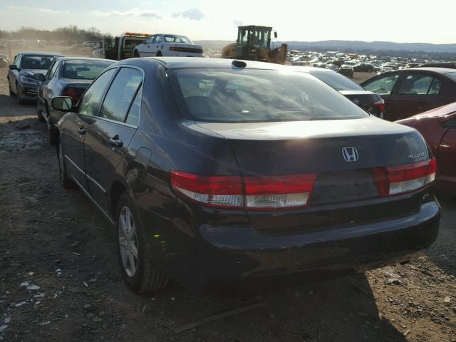 1HGCM668X4A016967 - 2004 HONDA ACCORD EX BLACK photo 3