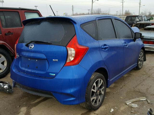 3N1CE2CP3FL400376 - 2015 NISSAN VERSA NOTE BLUE photo 4