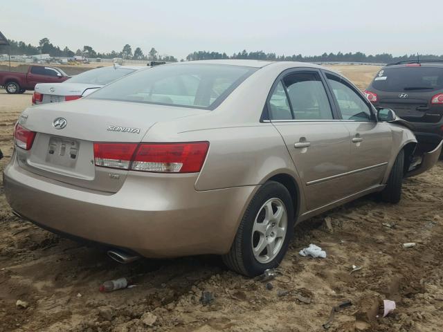 5NPEU46F97H157228 - 2007 HYUNDAI SONATA SE SILVER photo 4