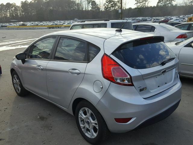 3FADP4EJ1EM110202 - 2014 FORD FIESTA SE SILVER photo 3