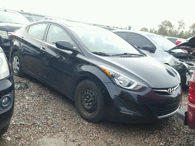 5NPDH4AE6GH726373 - 2016 HYUNDAI ELANTRA SE BLACK photo 1