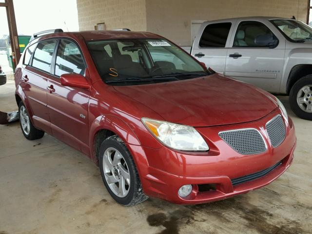 5Y2SL63835Z451107 - 2005 PONTIAC VIBE RED photo 1