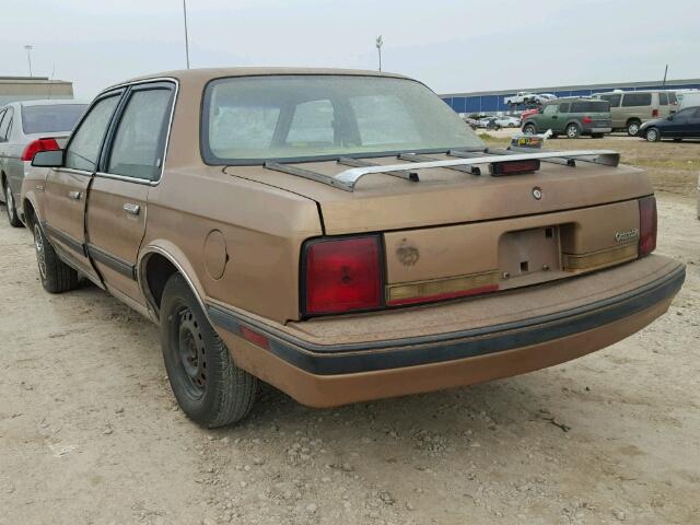 2G3AM51W4K2327334 - 1989 OLDSMOBILE CUTLASS CI GOLD photo 3