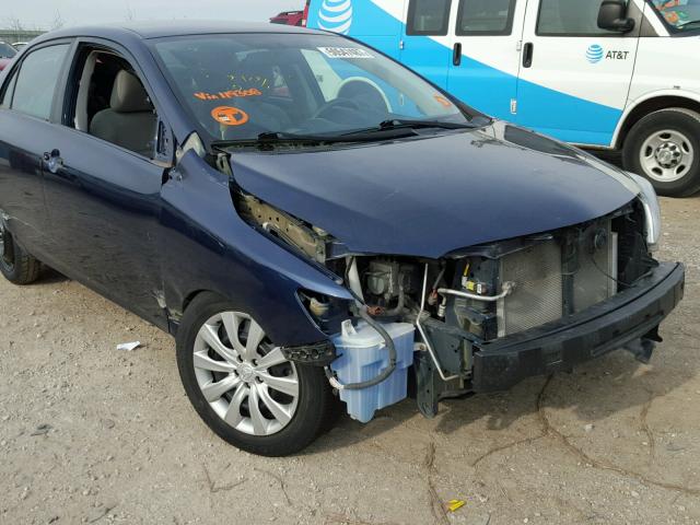 5YFBU4EE1DP119308 - 2013 TOYOTA COROLLA BA BLUE photo 9