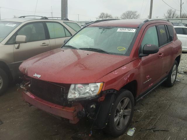 1J4NT1FA3BD170717 - 2011 JEEP COMPASS SP RED photo 2