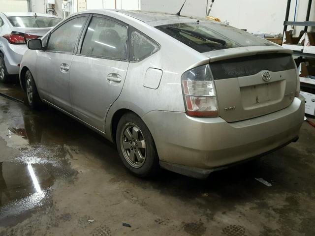 JTDKB20UX40063968 - 2004 TOYOTA PRIUS SILVER photo 3