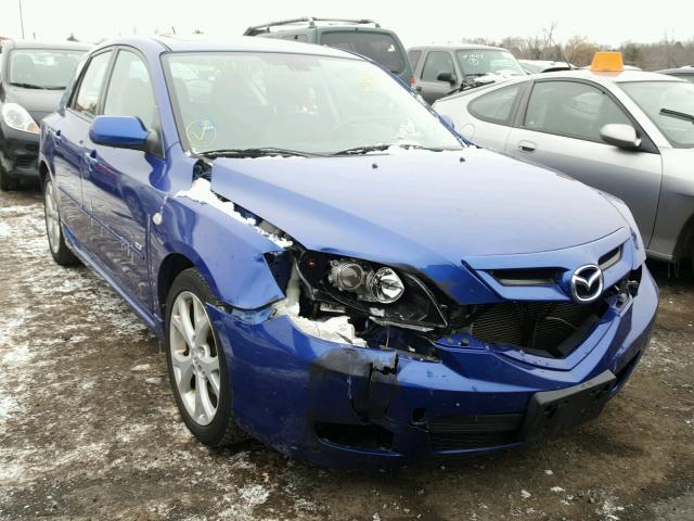 JM1BK343081859457 - 2008 MAZDA 3 HATCHBAC BLUE photo 1