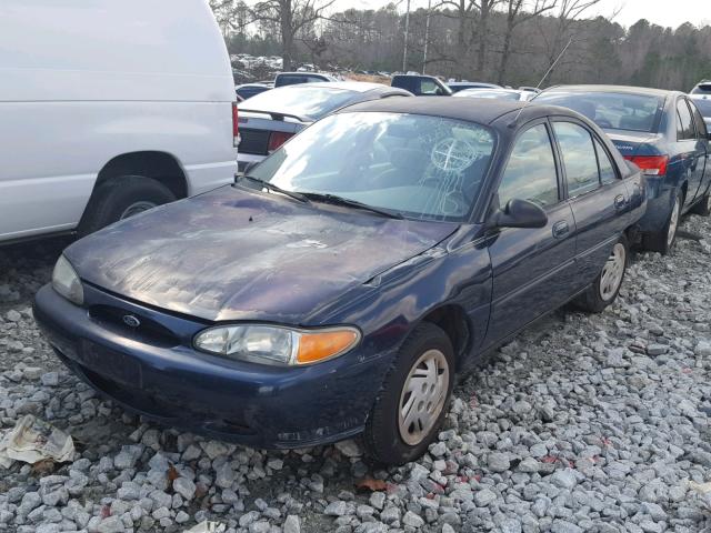 3FAFP13P21R121706 - 2001 FORD ESCORT BLUE photo 2