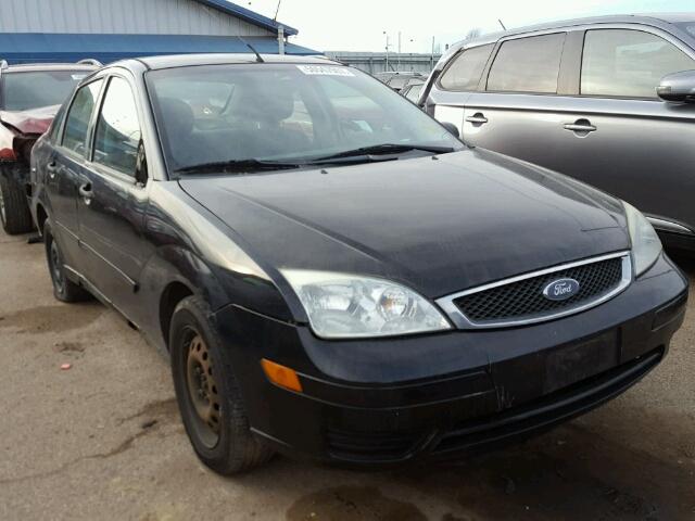 1FAFP34N57W174253 - 2007 FORD FOCUS ZX4 BLACK photo 1