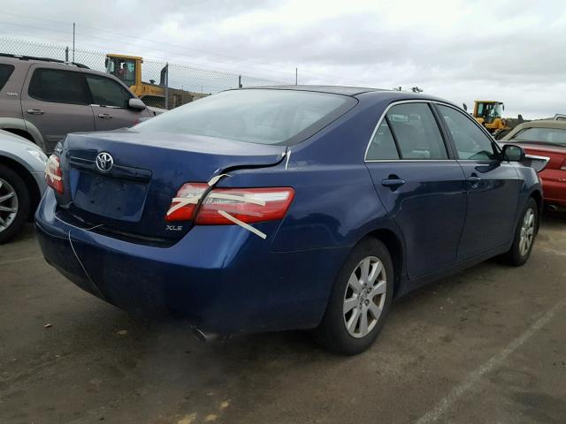 4T1BE46K87U105880 - 2007 TOYOTA CAMRY NEW BLUE photo 4