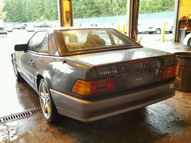 WDBFA66E7LF011767 - 1990 MERCEDES-BENZ 500 SL BLACK photo 3