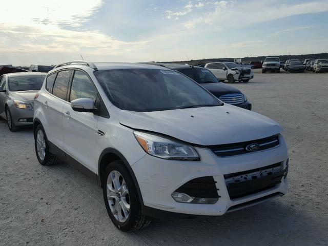 1FMCU0JX3EUC46730 - 2014 FORD ESCAPE TIT WHITE photo 1