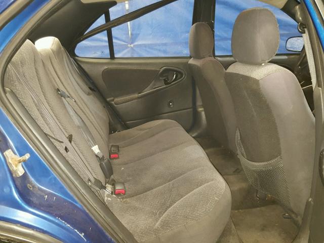 1G1JF52F747258622 - 2004 CHEVROLET CAVALIER L BLUE photo 6