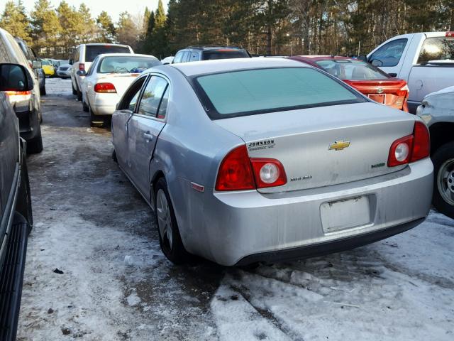 1G1ZA5EUXBF340200 - 2011 CHEVROLET MALIBU LS 银色 照片 3