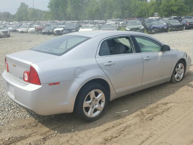 1G1ZA5EUXBF340200 - 2011 CHEVROLET MALIBU LS 银色 照片 4