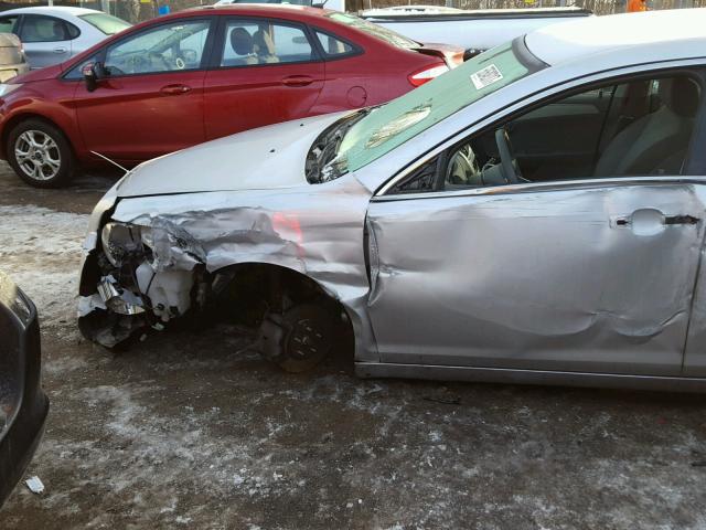 1G1ZA5EUXBF340200 - 2011 CHEVROLET MALIBU LS 银色 照片 9