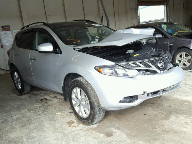 JN8AZ1MU8BW069021 - 2011 NISSAN MURANO S SILVER photo 1