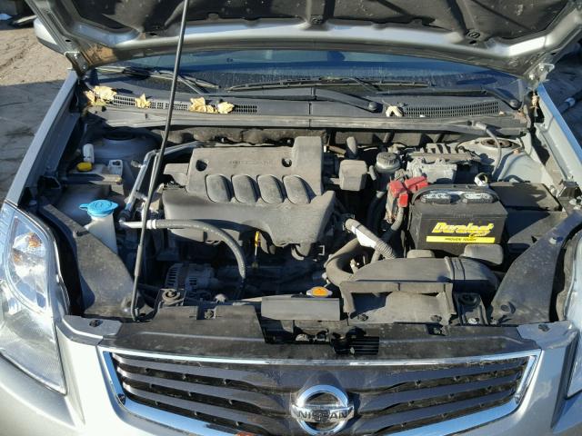 3N1AB6AP6CL623095 - 2012 NISSAN SENTRA 2.0 GRAY photo 7